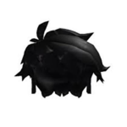 Black hair roblox clearance