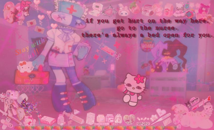 Pink Hello Kitty Bedroom - Roblox Background GIF