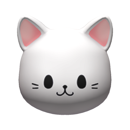 Roblox Item White Cat Mask 