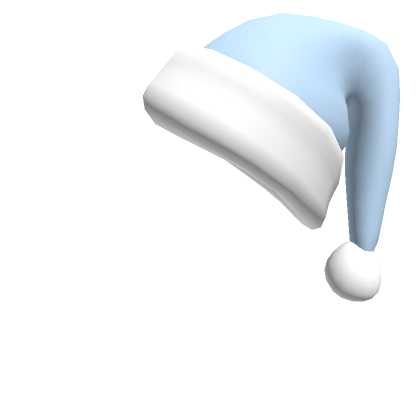 Blue discount santa hat