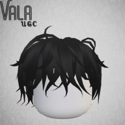 Black hair roblox discount
