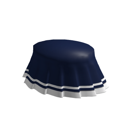 Roblox Item navy blue anime mini skirt
