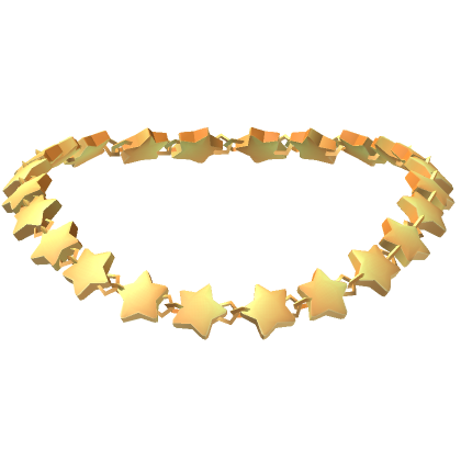 Roblox Item Y2K Gold Star Necklace (3.0)