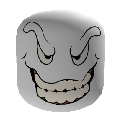 Devious Grin Face [Institutional White] | Roblox Item - Rolimon's