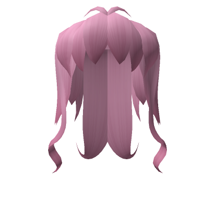 Roblox Item Pink Anime Flowy Hair
