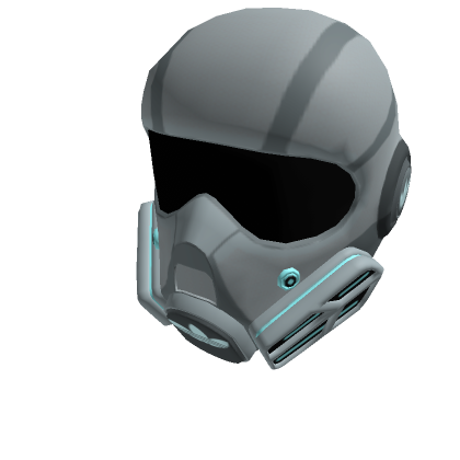 Roblox Item adidas Grey Respirator Helmet