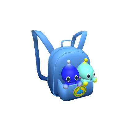 Roblox Item Blue Mini Chao Buddies Backpack