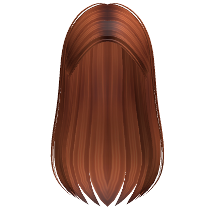 Long Straight Tucked Back Hair (Ginger) | Roblox Item - Rolimon'S