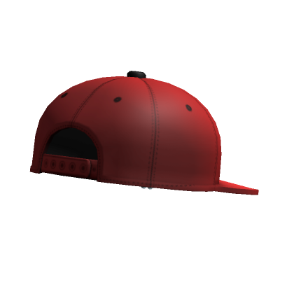 Backwards Cap With Rings Red Roblox