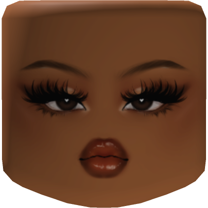 Bad n Boujee Makeup Face Mask Brown Skin Tone - Roblox