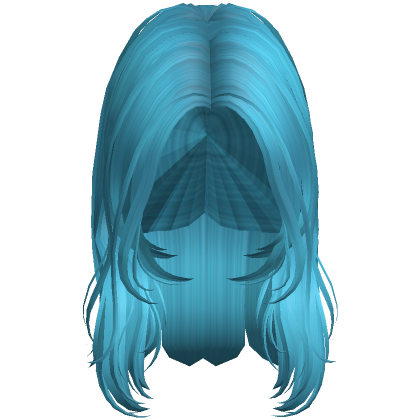 Blue Messy Hair  Roblox Item - Rolimon's