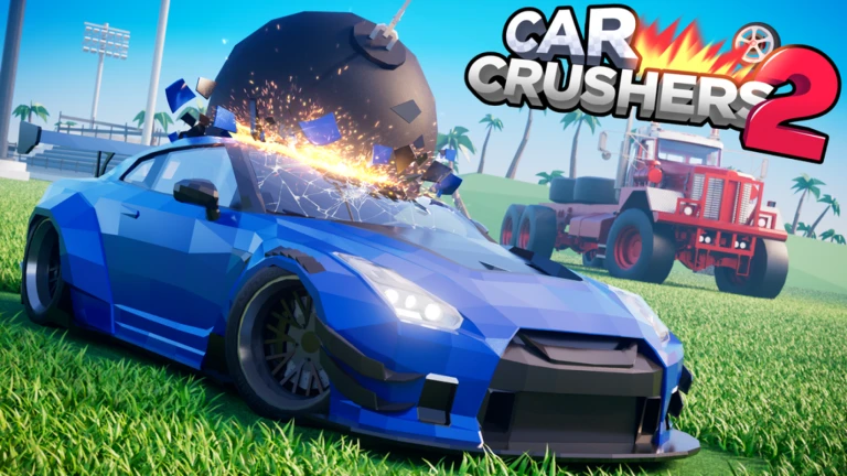 [8台の新車💥] Car Crushers 2 - 物理学シム