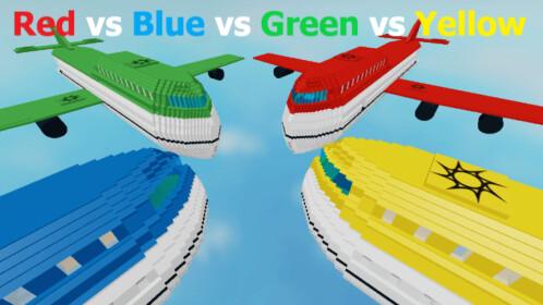 Red vs Blue vs Green vs Yellow! EVENT! ROBLOX