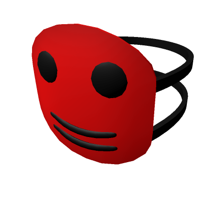 Roblox Item Red Double Smile Face Mask