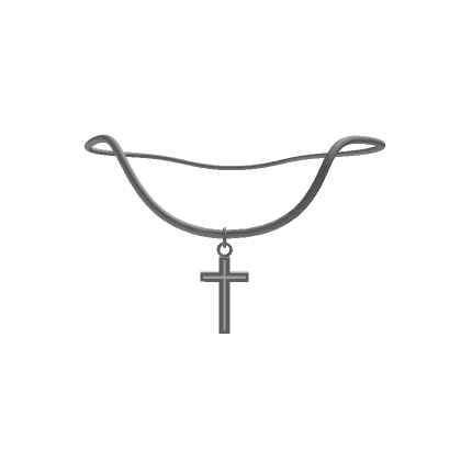 Cross shop necklace roblox