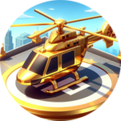 Golden Helicopter - Roblox