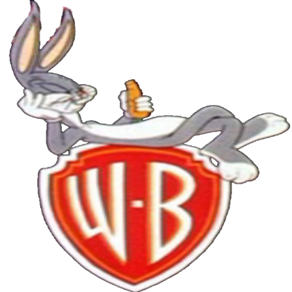 Bugs Bunny Relaxing on WB logo