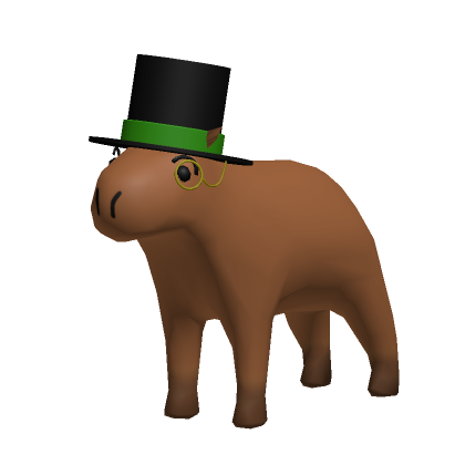 Roblox Item Elegant Capybara Shoulder Companion