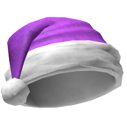 Purple shop christmas hat