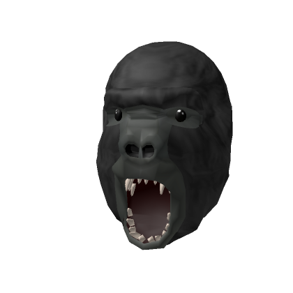 Gorilla Gray Black Full Head Animal | Roblox Item - Rolimon's