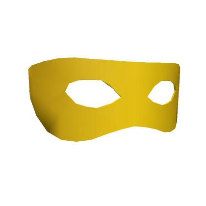 Roblox Item Superhero Mask - Gold