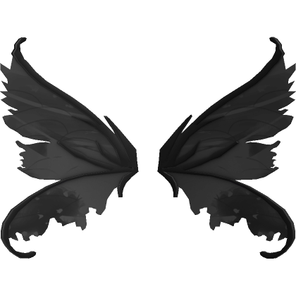 Roblox Item black mini fairy wings