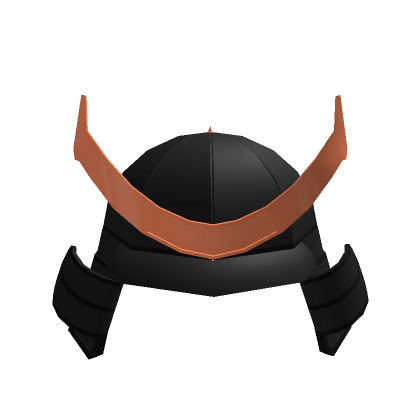 Roblox Item Black Samurai Warrior Helmet