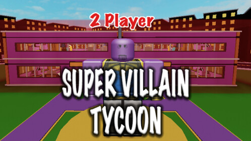 FÁBRICA DO VENOM NO ROBLOX!! (2 Player Super Villain Tycoon) 
