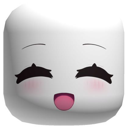 Khuôn mặt cười Kawaii dễ thương (Trắng) - Roblox