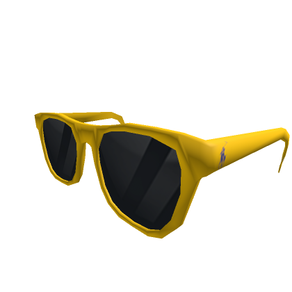 Roblox Item Ralph Lauren Color Shop Sunglasses Yellow