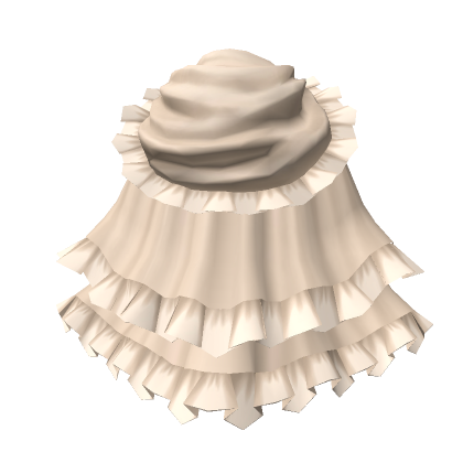 Rococo Back Bustle Beige's Code & Price - RblxTrade
