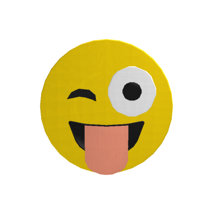 Wink Emoji Head - Roblox
