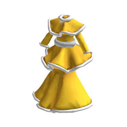 Roblox Item Christmas Couture Dress - Yellow
