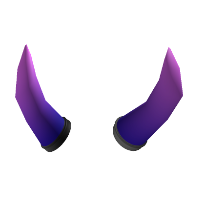 Horns - Purple Gradient | Roblox Item - Rolimon's