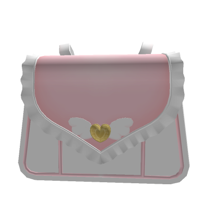 Roblox Item Pink And White Backpack