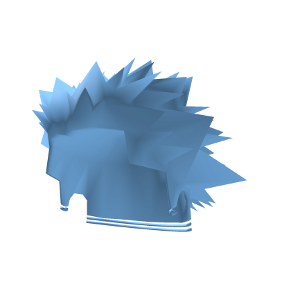 Roblox Item Icy Blue Spikey Cool Hair