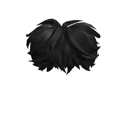 Black Messy Hair - Roblox