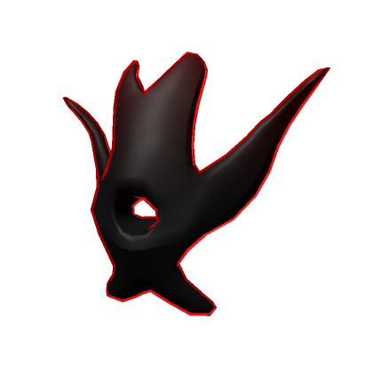 Roblox Item Red Void Mask - Cartoony Outline