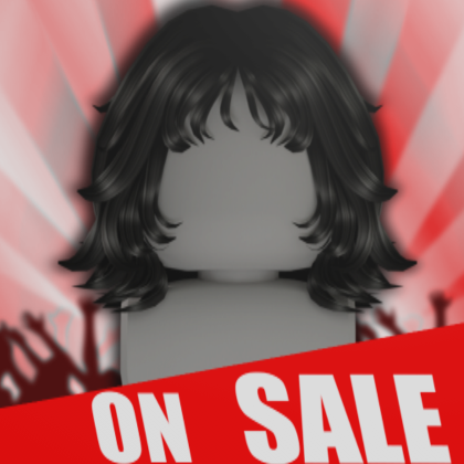 Y2K Sweet Super Wavy Hair with Eyepatch - White - Roblox