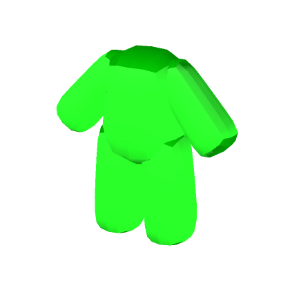 Roblox Item (Mini) Plushie Avatar - Glowing Green