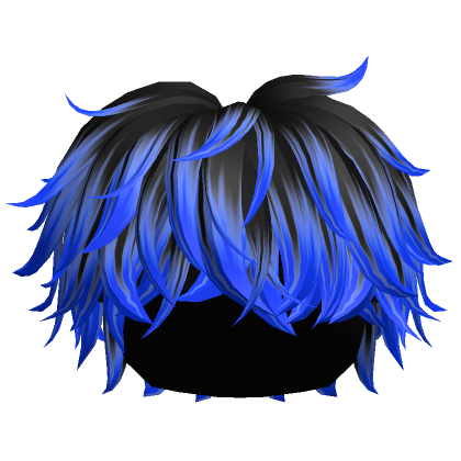 Black Blue Hair  Roblox Item - Rolimon's
