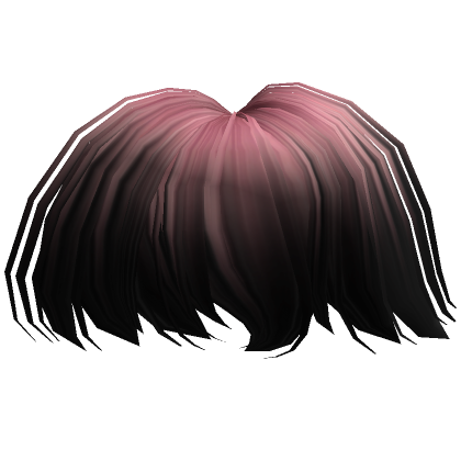 Roblox Item Side Swept Bangs in Pink roots