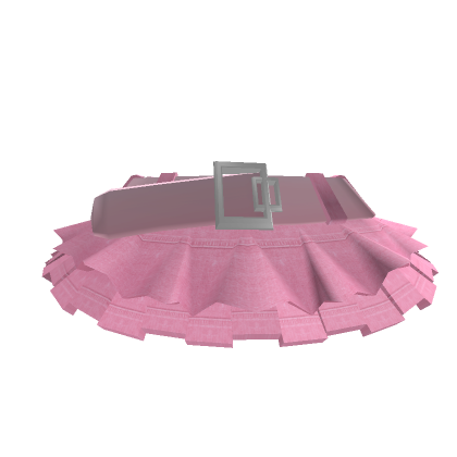 👑Chibi Doll Y2K Pink Denim Skirt | Roblox Item - Rolimon's
