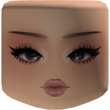 Brown MakeUp Girl Face  Roblox Item - Rolimon's