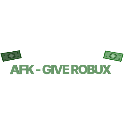 ROBLOX AFK Game and giving robux