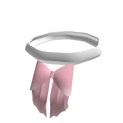 Roblox Item Small Christmas Necklace With Pink Bow
