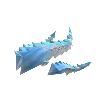 Roblox Item Serrated Ice Dragon Horns