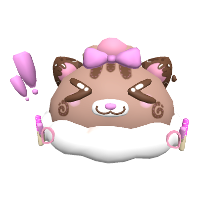 kawaii chocolate cat hat - Roblox