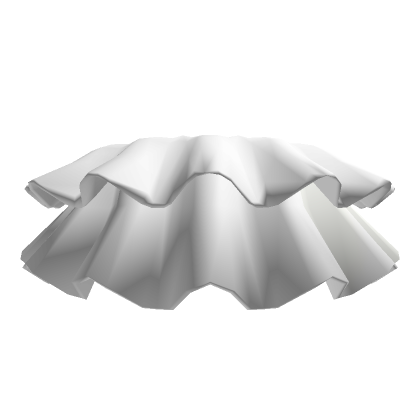 White Full Short High Waisted Glam Tutu Skirt Roblox Item