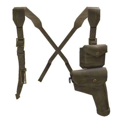 British WW2 P37 Holster & Braces | Roblox Item - Rolimon's